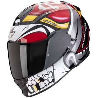 Scorpion Exo-491 Pirate Casque int&eacute;gral Rouge
