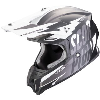 Scorpion VX-16 Evo Air Slanter Matt Black / Silver