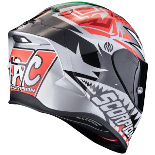 Scorpion Exo-R1 Evo Air Zaccone Replica Silver / Black / Red XL