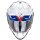 Scorpion Exo-ADF-9000 AIR Desert Blanc / Bleu / Rouge