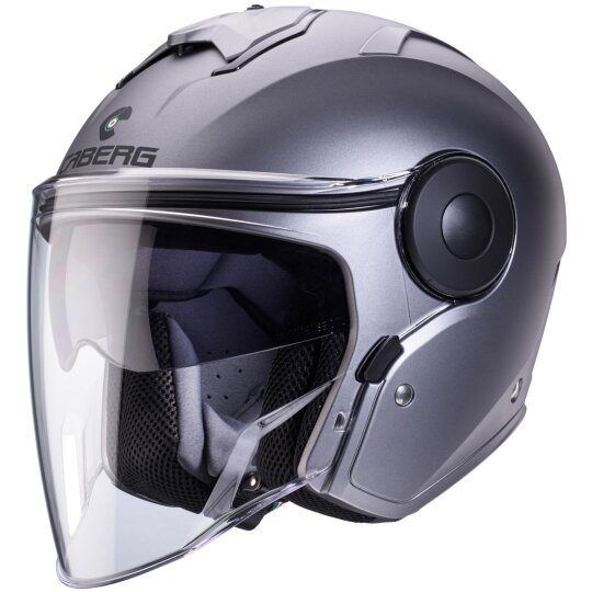 Caberg Soho Casco jet opaco-gun metallizzato