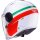 Caberg Soho Jet helmet Zephir Italia white / green / red