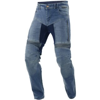 Trilobite Parado jeans moto monostrato uomo blu slim fit