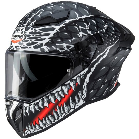 Caberg Drift Evo II Crok Integralhelm matt-schwarz / anthrazit / rot XL