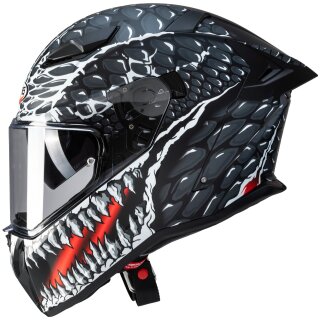 Caberg Drift Evo II Crok Integralhelm matt-schwarz / anthrazit / rot XL