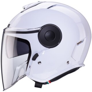 Caberg Soho Casco jet bianco metallizzato XXL