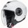 Casco jet HJC i40N Solid semi bianco opaco XL