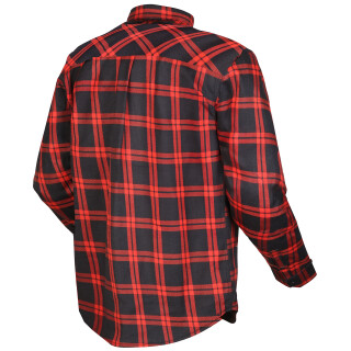 Modeka Colden Camisa moto negro / rojo hombres