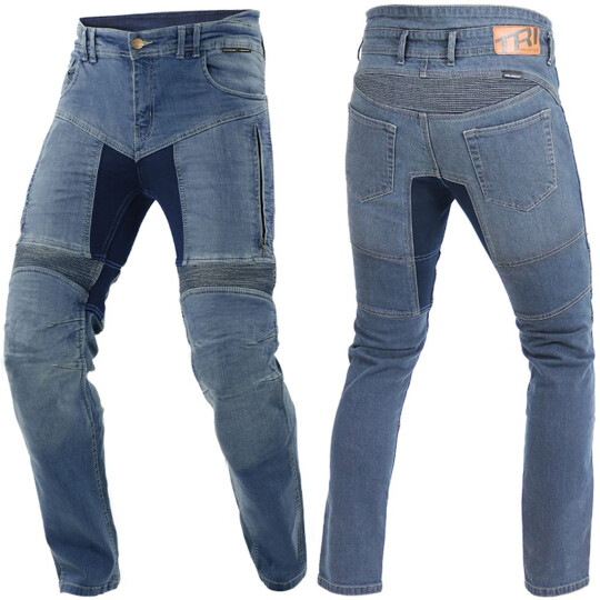 Trilobite Parado Motorrad-Jeans Monolayer Herren blau slim fit 32/32