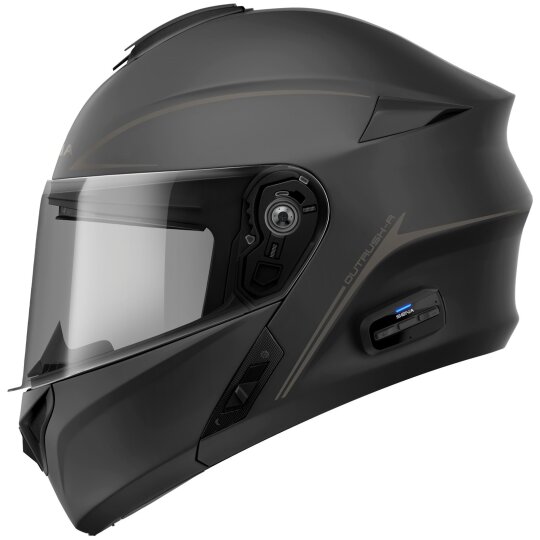 Sena OutRush R Casco modular negro mate (ECE 22.06) L