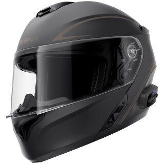 Sena OutRush R Casco modular negro mate (ECE 22.06) S