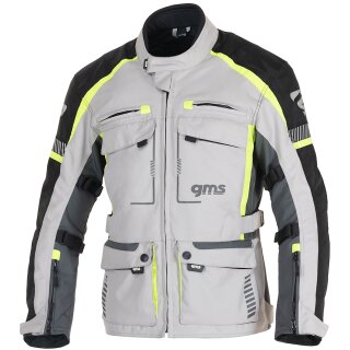 gms Everest 3in1 Tourjacke grau / schwarz / gelb Herren 2XL