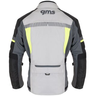 gms Everest 3in1 Giacca touring grigio / nero / giallo uomo 3XL