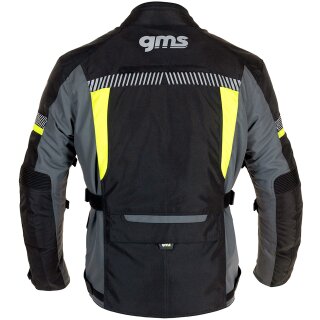 gms Everest 3in1 Tourjacke schwarz / anthrazit  / gelb Herren 4XL