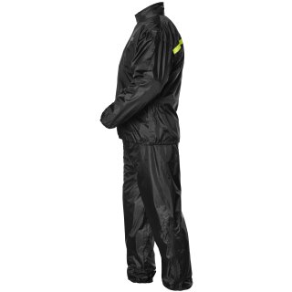 gms set de pluie veste et pantalon noir M