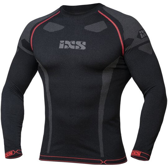 iXS Underwear Shirt 365 Camisa funcional de manga larga negro / gris M/L