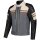 Rusty Stitches Steve Giacca in pelle nero / beige / grigio chiaro / marrone