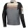 Rusty Stitches Steve Veste en cuir Noir / Beige / Gris clair / Marron