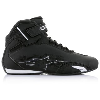 Alpinestars Settore scarpe moto nero / bianco 48