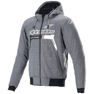 Alpinestars Chrome Ignition Hoodie dunkelgrau / weiss 3XL