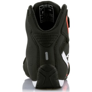 Alpinestars Sektor Motorradschuhe schwarz / weiß / fluo-rot 48