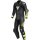 Dainese Misano 3 D-AIR® Combinaison cuir perf. noir / anthracite / jaune fluo 50