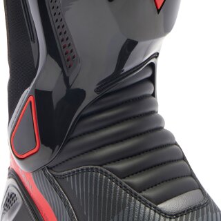 Dainese Nexus 2 Motorradstiefel Herren schwarz / rot / iron-gate 44