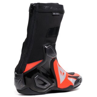 Dainese Axial 2 Bottes de moto hommes noir / rouge-fluo 46