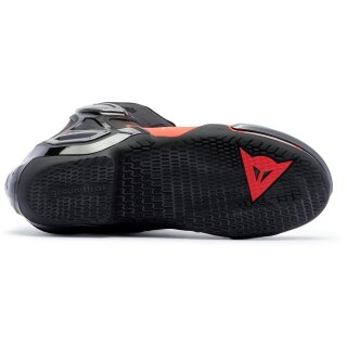 Dainese Axial 2 Bottes de moto hommes noir / rouge-fluo 46