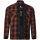 Bores Lumberjack Jacket-Shirt naranja / negro para Hombres 4XL