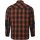 Bores Lumberjack Jacket-Shirt naranja / negro para Hombres 4XL