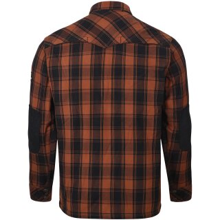 Bores Hommes Veste Lumberjack-Shirt orange / noir M