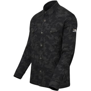 Bores Militaryjack Veste-Chemise camouflage noir