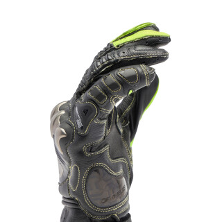 Dainese Full Metal 7 Handschuhe schwarz / fluo gelb S