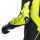 Dainese Audax D-Zip Mono de cuero perf. negro / amarillo fluo / blanco 52