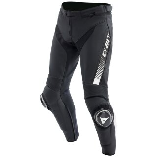 Dainese Super Speed Lederhose schwarz / weiß 46