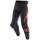 Dainese Super Speed Pantaloni in pelle perf. nero / bianco / rosso fluo 48