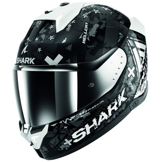 Shark SKWAL i3 Hellcat schwarz / chrom / silber