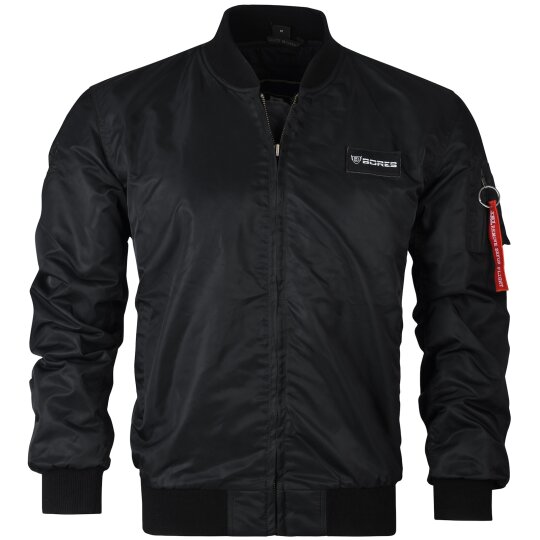 Bores Bomber Chagueta de moto negro 7XL