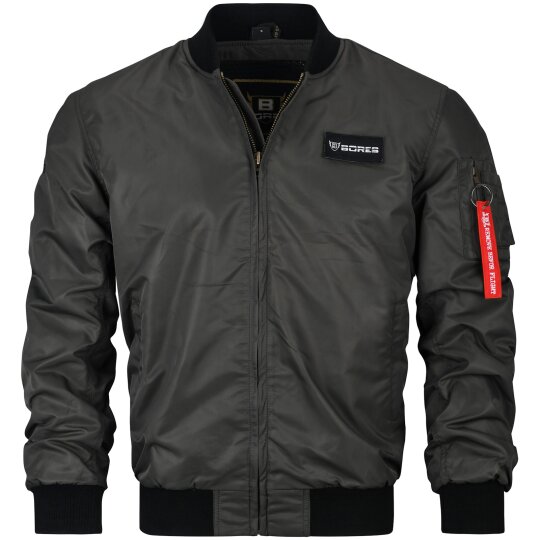 Bores Bomber Motorradjacke olive 5XL