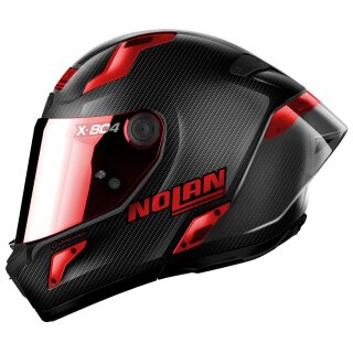 Nolan X-804 RS Ultra Carbon Iridium Edition carbone / rouge casque intégral