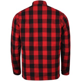 Bores Lumberjack Giacca-camicia basic rosso / nero uomo 2XL