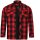 Bores Lumberjack Giacca-camicia basic rosso / nero uomo 2XL
