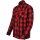 Bores Lumberjack Veste-chemise Basic rouge / noir hommes 4XL