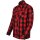 Bores Lumberjack Veste-chemise Basic rouge / noir hommes 5XL