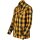 Bores Lumberjack Chaqueta-camisa basic negro / amarillo hombres S