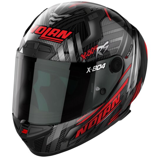 Nolan X-804 RS Ultra Carbon Spectre schwarz / rot Integralhelm M