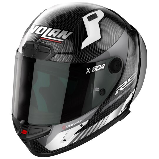 Nolan X-804 RS Ultra Carbon Hot Lap carbon / weiß Integralhelm L