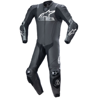 Alpinestars Missile V2 Ward 1tlg. Lederkombi schwarz / metallic grau 50