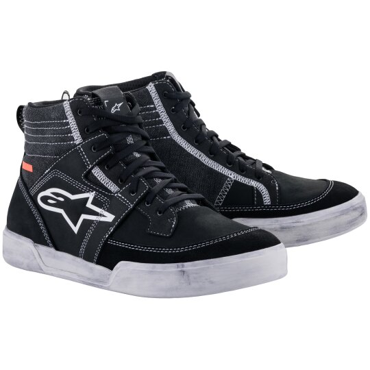 Alpinestars Ageless Motorradschuhe Schwarz / Weiss / Cool Grey 40